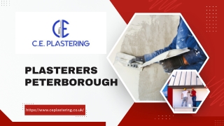 Plasterers Peterborough