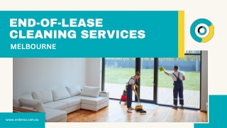 End-Of-Lease Cleaning Services Melbourne