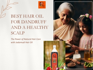 Jadamudi Natural Hair Oil 1L - Herbal Hair Growth & Care