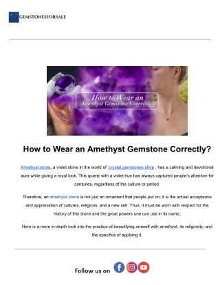 How to Wear an Amethyst Gemstone Correctly_.docx