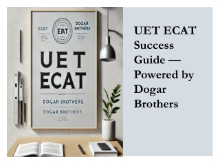 Ace ECAT with Past Papers – Dogar Brothers
