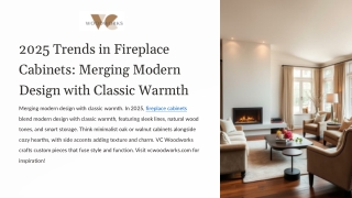 2025 Trends in Fireplace Cabinets: Merging Modern Design with Classic Warmth