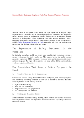safety-equipment-supplies-perth