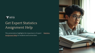 get expert statistics assignment help