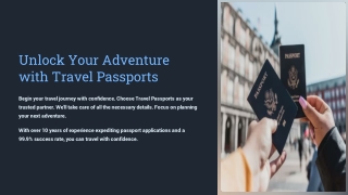 unlock your adventure with travel passports