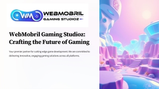 your premier partner for cutting edge game