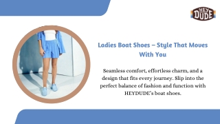 ladies boat shoes style that moves with you