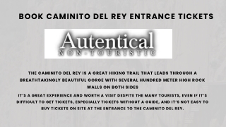 Book Caminito del Rey Entrance Tickets