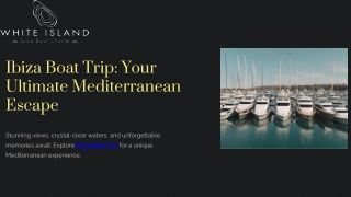 Ibiza Boat Trip Your Ultimate Mediterranean Escape