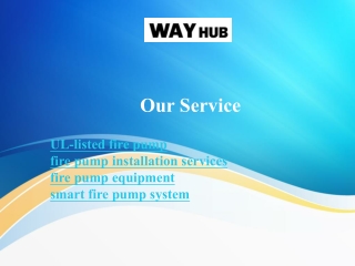 our service
