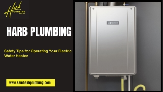 Safety Tips for Operating Your Electric Water Heater