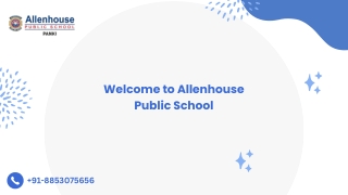 Top CBSE School in Kanpur | Allenhouse Public School |  91-8853075656