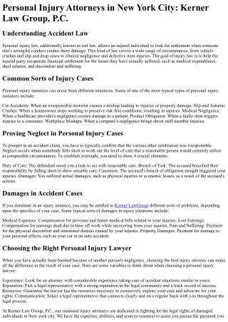 Kerner Law Group