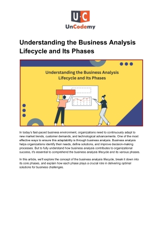 Understanding the Business Analysis Lifecycle and Its Phases