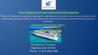 Top Most global and international travel agency