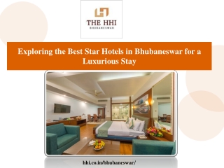 Exploring the Best Star Hotels in Bhubaneswar for a Luxurious Stay