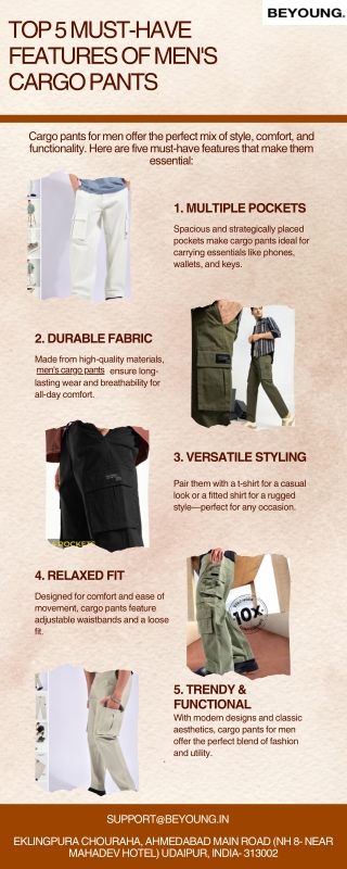Cargo Pants for Men: The Ultimate Everyday Essential