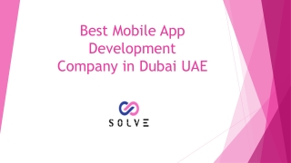 Best Mobile App Development Company in Dubai UAE