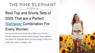 Best Top and Shorts Sets of 2025 That are a Perfect Nightwear Combination For Every Women