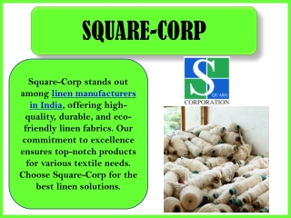 Top Linen Manufacturers in India for Premium Quality