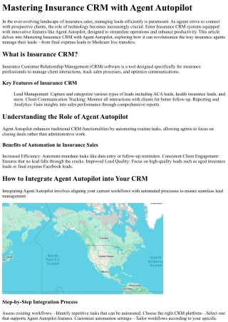 mastering insurance crm with agent autopilot