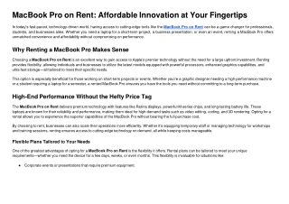 MacBook Pro on Rent_ Affordable Innovation at Your Fingertips