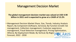 Management Decision MarketPPT