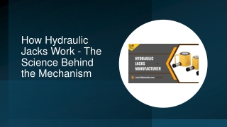 how hydraulic jacks work the science behind the mechanism