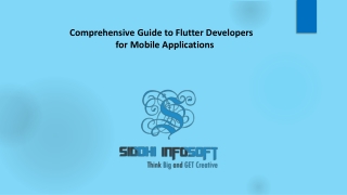 Comprehensive Guide to Flutter Development
