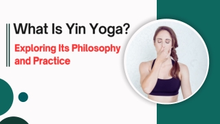 what is yin yoga