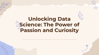 unlocking data science the power of passion