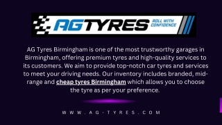 ag tyres birmingham is one of the most