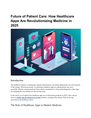 Revolutionizing Healthcare with Digital Innovation!