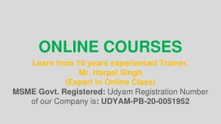 Advanced Digital Marketing Courses and Services in Derabassi and Zirakpur, India