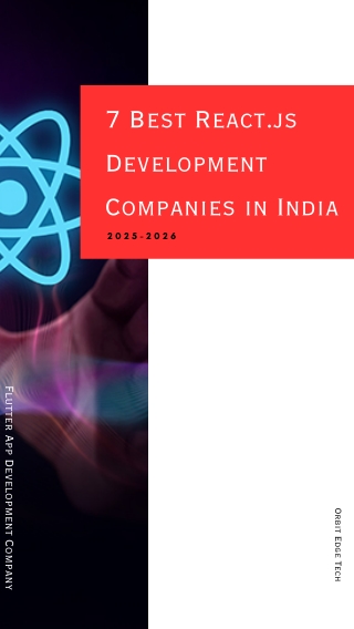 7 Best React.js Development Companies in India