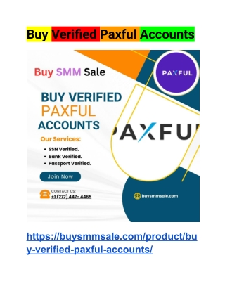 trusted seller to buy verified paxful accounts for sale