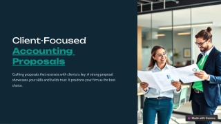 client focused accounting proposals