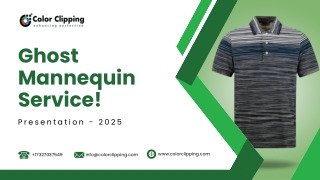 Boost Sales with Ghost Mannequin Photo Editing