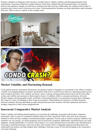 Why Do Property Valuations Fail in Singapore?