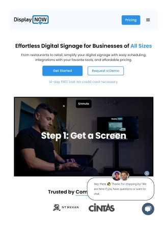 Digital signage cloud server