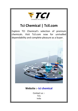 Tci Chemical  Tcil.com