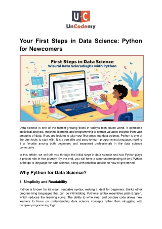 Your First Steps in Data Science_ Python for Newcomers