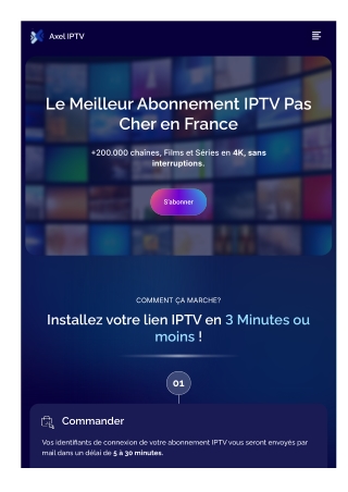 le meilleur abonnement iptv pas cher en france