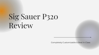 sig sauer p320 california legal: Completely Customizable & Best In Class