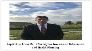 David Snavely: Your Partner in Financial Freedom