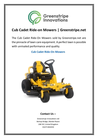 cub cadet ride on mowers greenstripe net