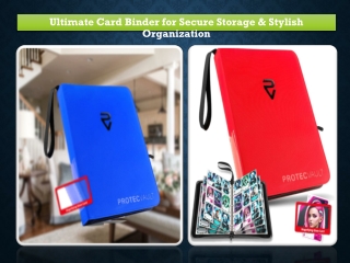 Ultimate Card Binder for Secure Storage & Stylish Organization