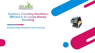 currency counting machine efficient accurate money handling