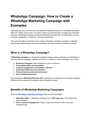 WhatsApp Campaign_ How to Create a WhatsApp Marketing Campaign with Examples