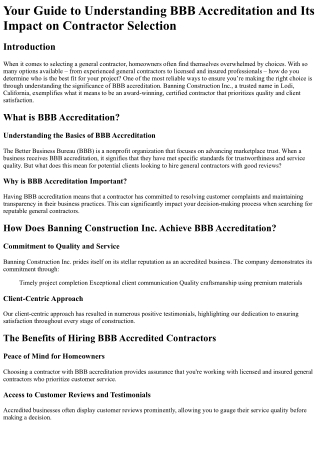 your guide to understanding bbb accreditation